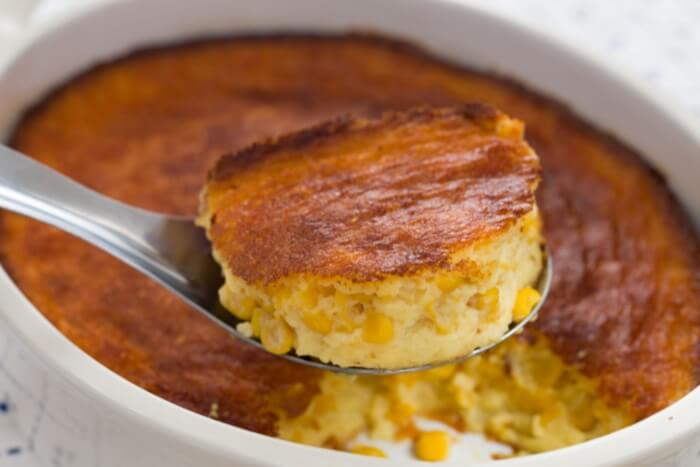 como hacer budin de choclo