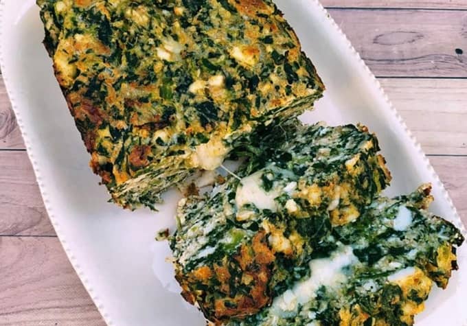 como hacer budin de espinaca