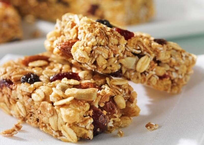 receta de barritas fit