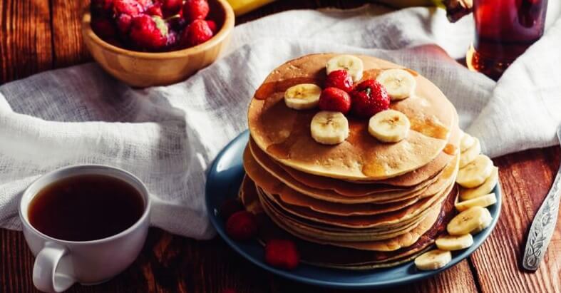 como hacer pancake sin harina