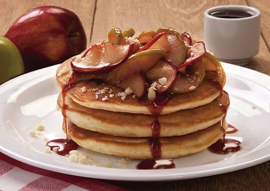 como hacer pancakes de manzana