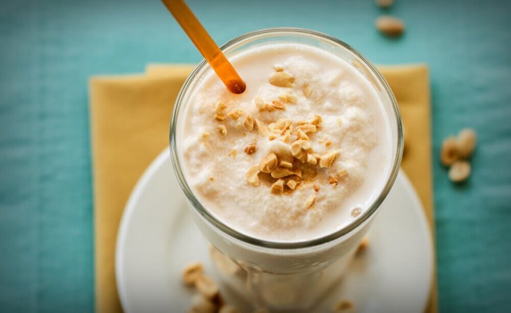 como hacer batido de nueces