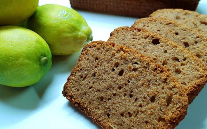 como hacer budín de limón y harina integral